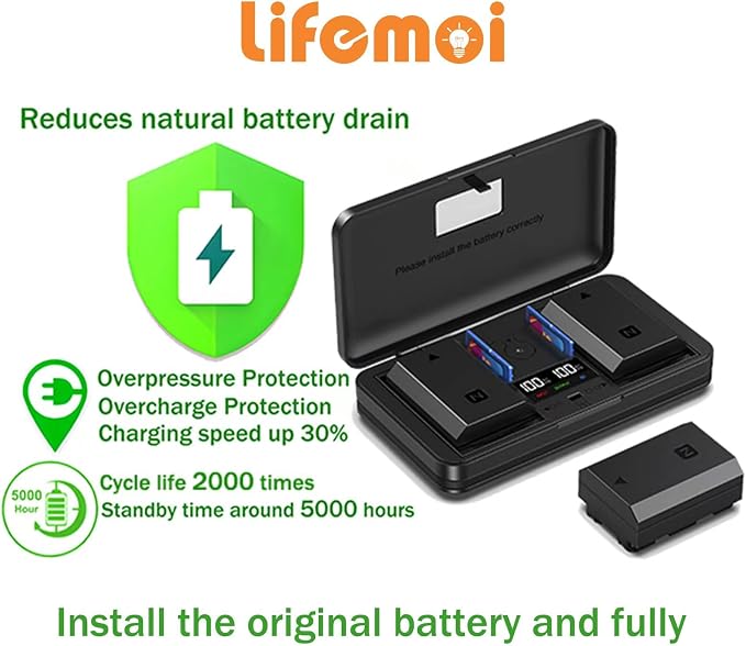 LP-E17 Camera Battery Multifunctional Charger Set Compatible - Image 2