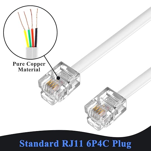 Phone Cord 50FT, Landline Telephone Cable - Image 2
