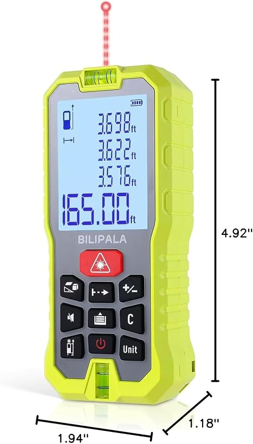 Laser Distance Measuring Tool, 70M/229ft Laser Measure, ±2mm Accuracy Laser - Image 9