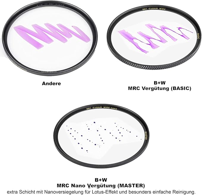 B+W 43mm Master Clear MRC Nano 007M Glass Filter - Image 6