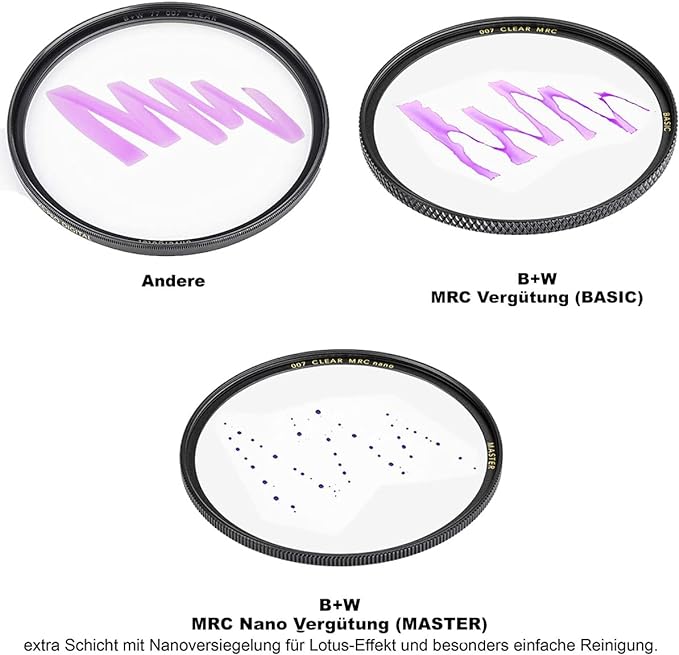 B+W 43mm Master Clear MRC Nano 007M Glass Filter - Image 6