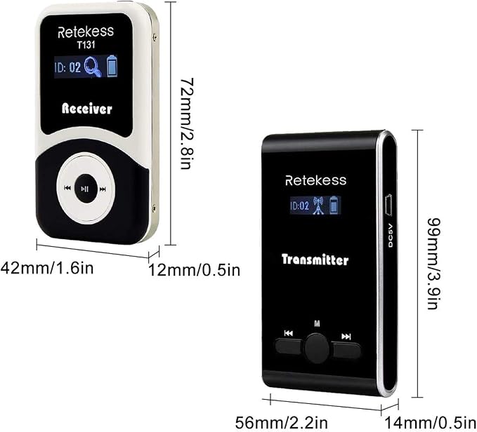 Retekess T130 Church Translation Device, Tour Guide System Rechargeable - Image 9
