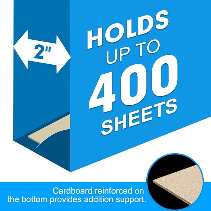 Extra Capacity Hanging File Folders, RAZCC 60 Pack Letter Size Reinforced Hanging Folders with Heavy Duty 2 Inch Expansion for Bulky Files, Filing Cabinet, Adjustable Tabs, Assorted Colors