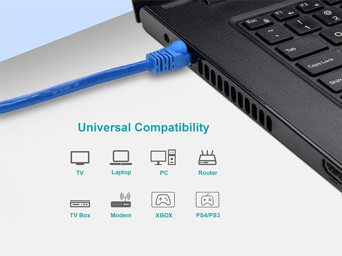 Monoprice 14FT 24AWG Cat5e 350MHz UTP Ethernet Bare Copper Network Cable - Image 6