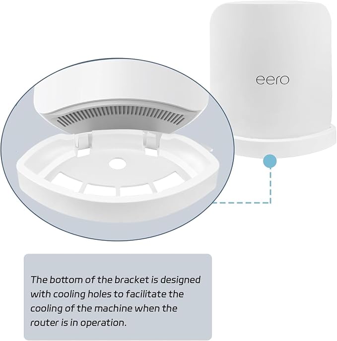 Huafly 1pcs Wall Mount Bracket for eero Max 7 WiFi, Effortless Installation No - Image 3