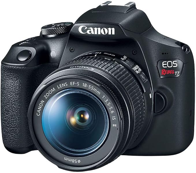 Canon EOS Rebel T7 Digital SLR Camera 18-55mm f/3.5-5.6 is II Kit Bundle - Image 2