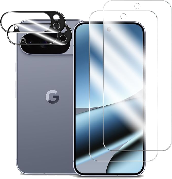 BIGFACE for Pixel 10 Pro XL Tempered Glass Screen Protector + Camera Lens by Wehaveaprofessionalteam