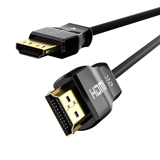 UL Certified CL3 Rated Fiber Optic HDMl Cable 16.4FT, 48Gbps Ultra Small by HUAHAM