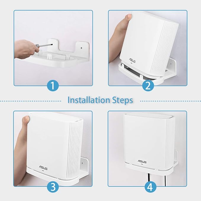 Wall Mount Holder for ASUS ZenWiFi AX Whole-Home Tri-Band Mesh WiFi 6 System - Image 3