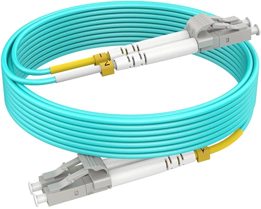 OM3 Fiber LC to LC 20m, OM3 Multimode Fiber Patch Cable, Options 7in~500ft by RamboCables