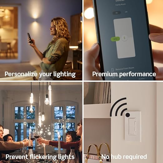 Leviton Decora Smart Dimmer Switch, Neutral Wire Required, Works - Image 4