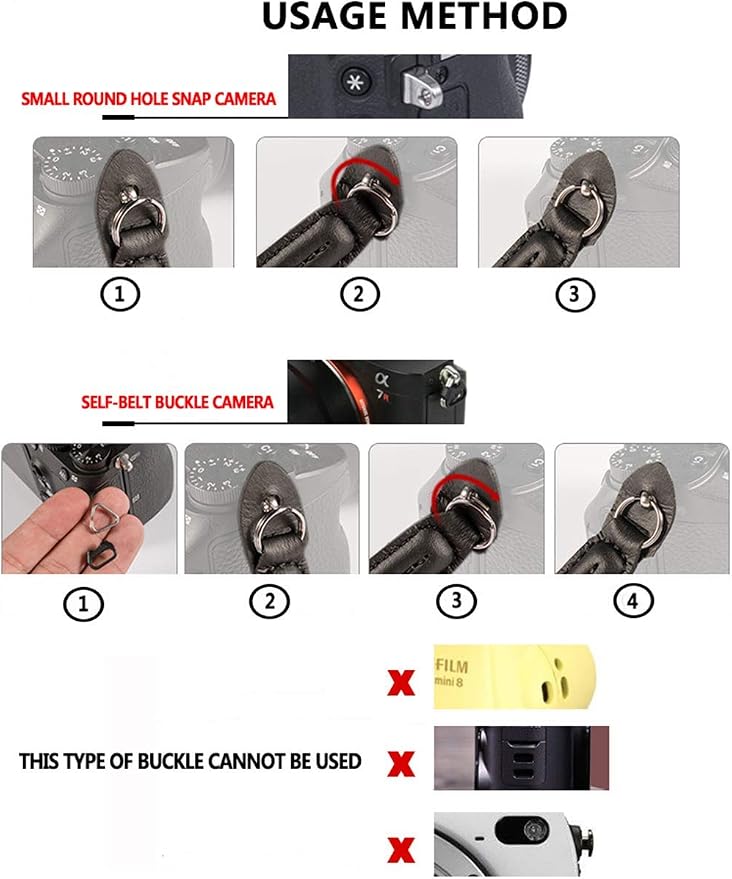 Camera Strap Vintage 100cm Nylon Climbing Rope Camera Neck Shoulder Strap - Image 5