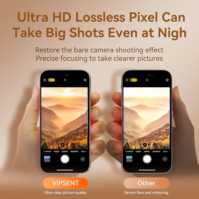 Camera Lens Protector for iPhone 17 Pro Max 6.9", 9H Tempered Glass，Ultra HD - Image 3