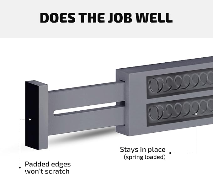 4 Pack Drawer Dividers Bamboo 2.6" High, 16-22" Adjustable Drawer Organizers for Clothes, Expandable Dresser Separators in Bedroom/Bathroom/Kitchen/Office Organization and Storage (Grey)