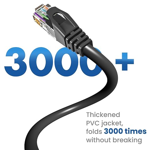 Cat 6 Ethernet Cable 8 Feet 6 Pack, Cat6 RJ45 Ethernet Patch Cables, High-Speed - Image 8