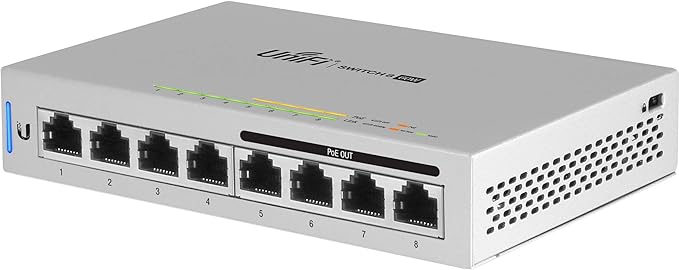 Ubiquiti Networks US-8-60W UniFi 8-Port Gigabit PoE Compliant Managed Switch - Image 4