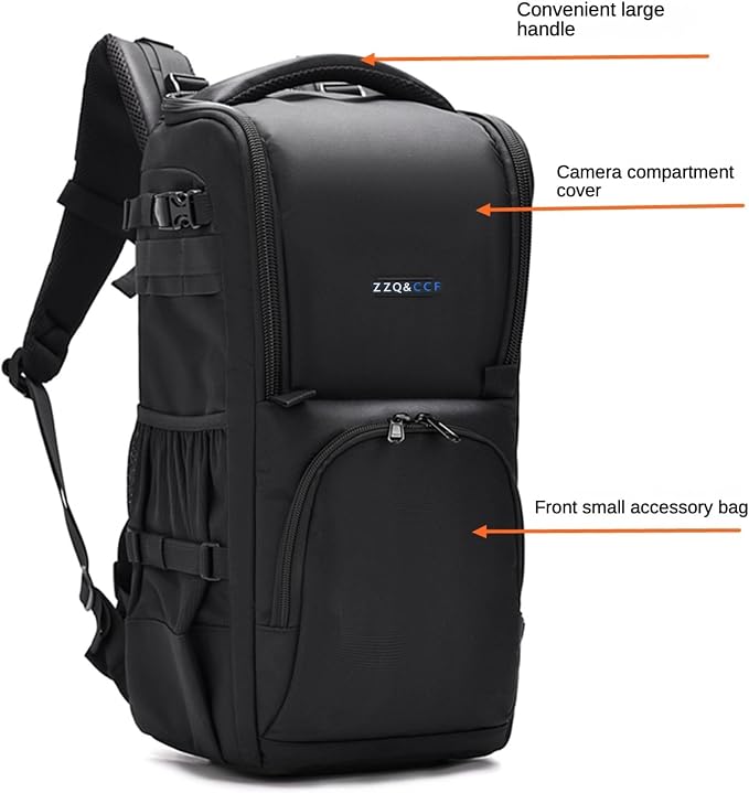 ZZQ&CCF Telephoto Lens Camera Backpack - Image 5