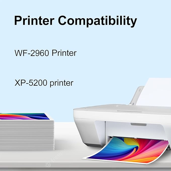 TOKYOINK 222XL Ink Cartridges Combo Pack Remanufactured Replacement for 222 Ink Cartridge 222 XL for Printer XP-5200 WF-2960 Printer Ink (Black, Cyan, Magenta, Yellow 4 Pack)