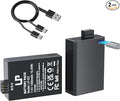 LP LP-E5 Battery 2-Pack 1400mAh USB-C Fast Charging by LP