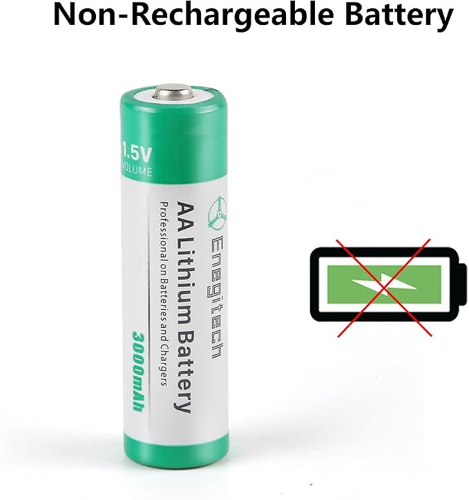 Enegitech AA Lithium Battery, Double A Lithium Battery 1.5V - Image 2