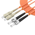 SC/UPC to ST/UPC Fiber Patch Cable OM1 Multimode Duplex 62.5/125μm 10M/32.8FT by lidkew