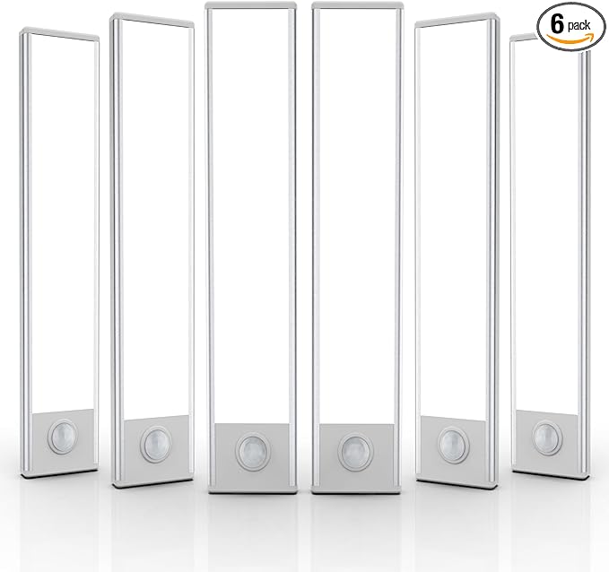 6 Pack Under Cabinet Lights Wireless, 32 LED Motion Sensor Light Indoor by AVEVA
