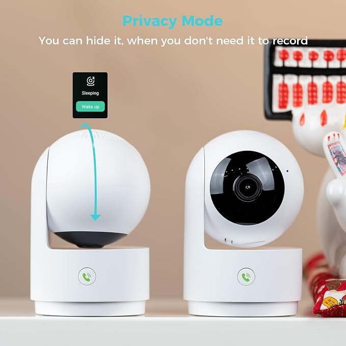 Vicohome 2K Indoor Security Camera, 5GHz Wi-Fi, 24/7 Recording, AI Tracking - Image 10