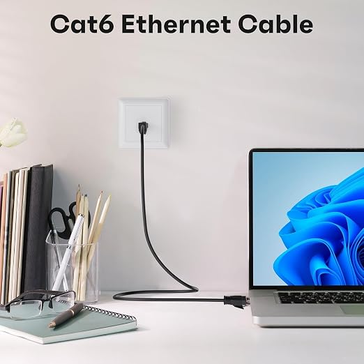 Cat6 Ethernet Cable 6 FT, Snagless Short Cat 6 Patch Cord, RJ45 Pure Copper - Image 3