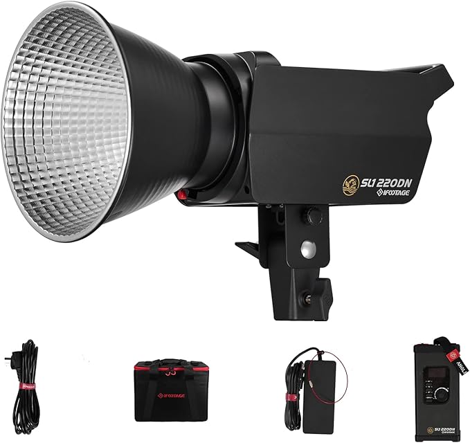 IFOOTAGE 220DN Video Light, 220W COB LED Light, Continuous Lighting by IFOOTAGE