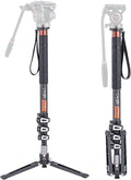 Cayer Carbon Fiber Monopod Leg, 68 Inch Camera Telescopic Video Monopod Tube by Cayer