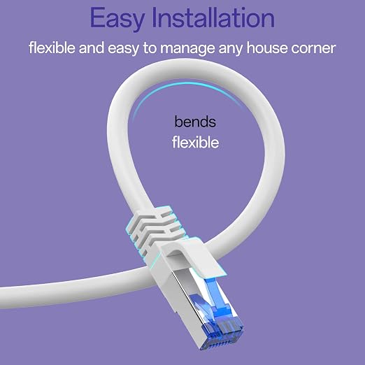 Cat8 Ethernet Cable 150 FT Indoor & Outdoor, Ethernet Cable High Speed 40Gbps - Image 5