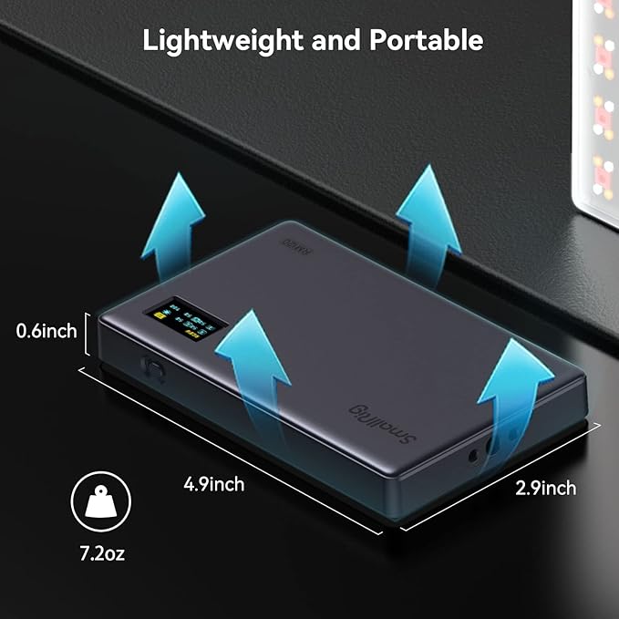 SmallRig RM120 RGB Video Light, 5000mAh 180 Minutes Portable Camera Light 7W - Image 5