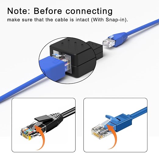 ZUZONG RJ45 Coupler Ethernet Coupler Inline Coupler - Image 5