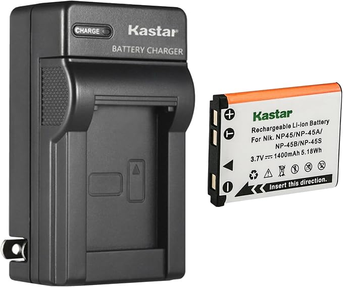 Kastar 1-Pack NP-45 Battery & AC Wall Charger by Kastar