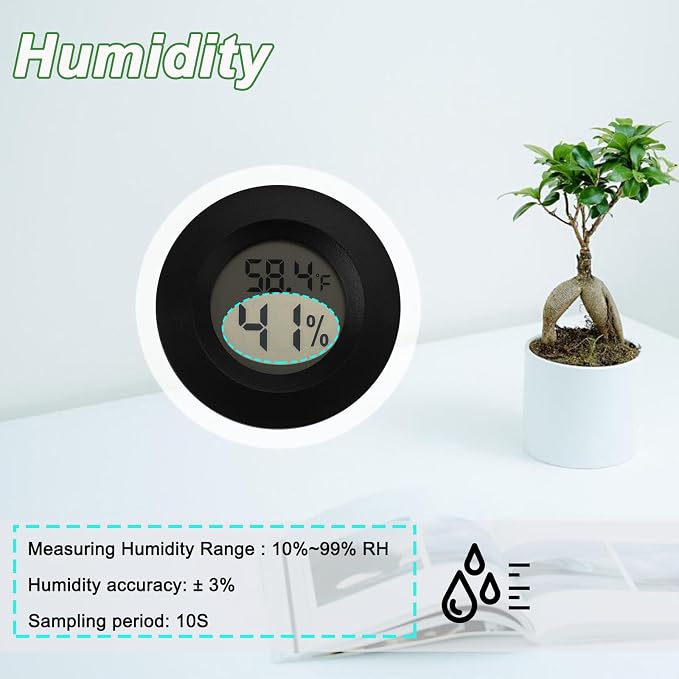 Mini Hygrometer Digital Thermometer Humidity Meter Hygrometer Thermometers - Image 5