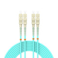 Fiber Patch Cable 115ft/35meters SC/UPC to SC/UPC OM3 10Gb/Gigabit MultiMode by Buacoz