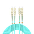 Fiber Patch Cable 32ft/10meters SC/UPC to SC/UPC OM3 10Gb/Gigabit MultiMode by Buacoz