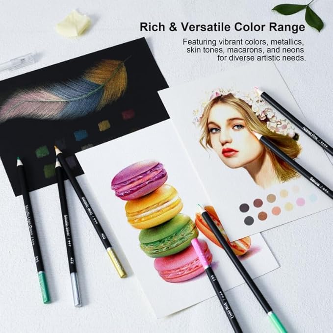 147 PCS Colored Pencils for Adult Coloring Books – 120 Colored Pencils, 3-Color Sketchbook, Coloring Book, Tools, Soft Core Oil Based,Blending Shading,Art Supplies for Beginners & Adults