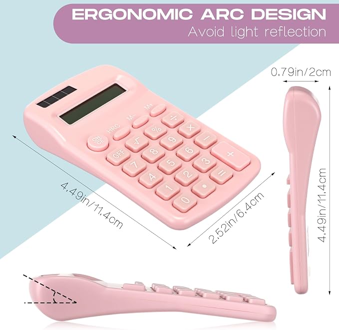 30 Pack Pocket Calculator Small Battery Powered Bulk Mini Size 4 Function Hand - Image 2