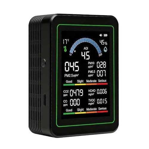 10 in 1 Indoor Air Quality Monitor, Portable Smartair air Quality Tester by Unknown