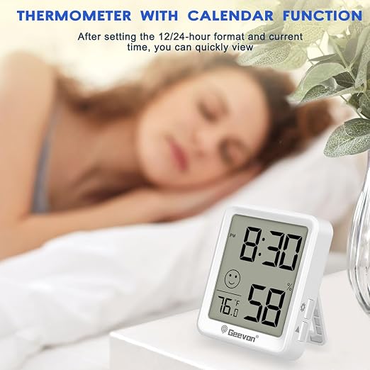 Geevon 4Pack Mini Indoor Thermometer Hygrometer - Image 9
