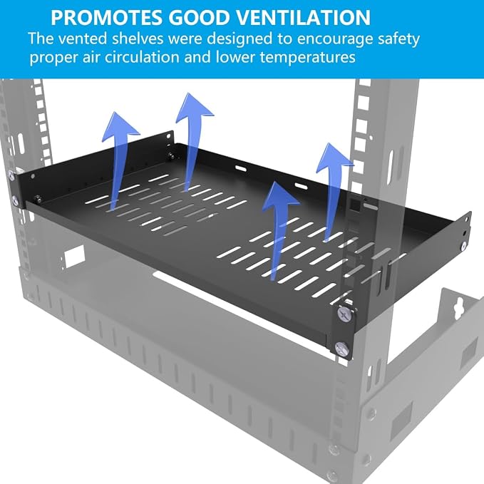1U Universal Server Rack Shelves - Image 4