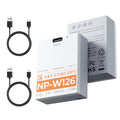 K&F CONCEPT 2-Pack NP-W126 Battery, USB C NP-W126S XT30III Battery Compatible by KFCONCEPT