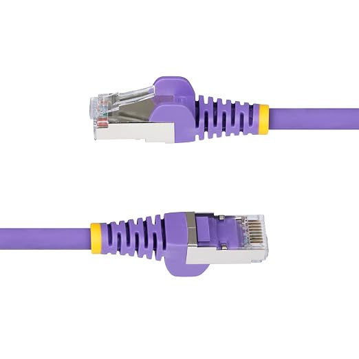 StarTech.com 10ft Purple CAT6a Ethernet Cable, Snagless RJ45, 100W PoE++ - Image 3