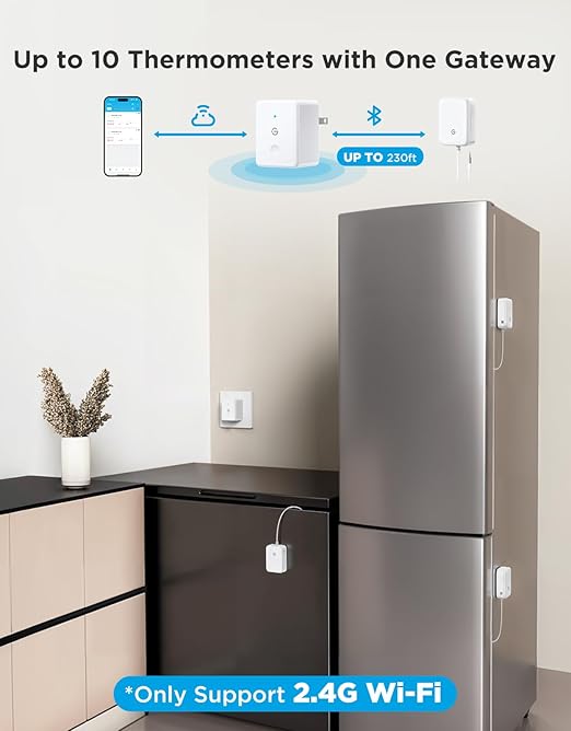 GoveeLife WiFi Refrigerator Thermometer - Image 3