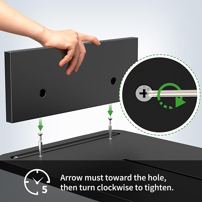 Zimilar Dual Monitor Stand Riser, Monitor Stand with Adjustable Length and Angle, Wood Monitor Stand for Desk, Monitor Riser for 2 Monitors with Storage Space