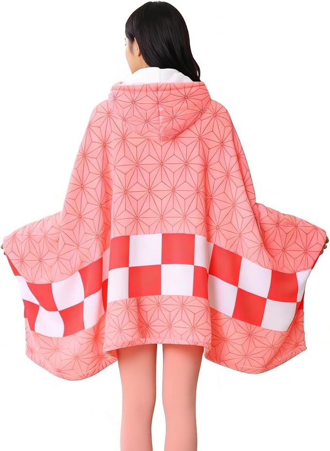 Juejuezi Hooded Wearable Blanket Hoodie Throw Blanket Cloak Cosplay Costume by Juejuezi