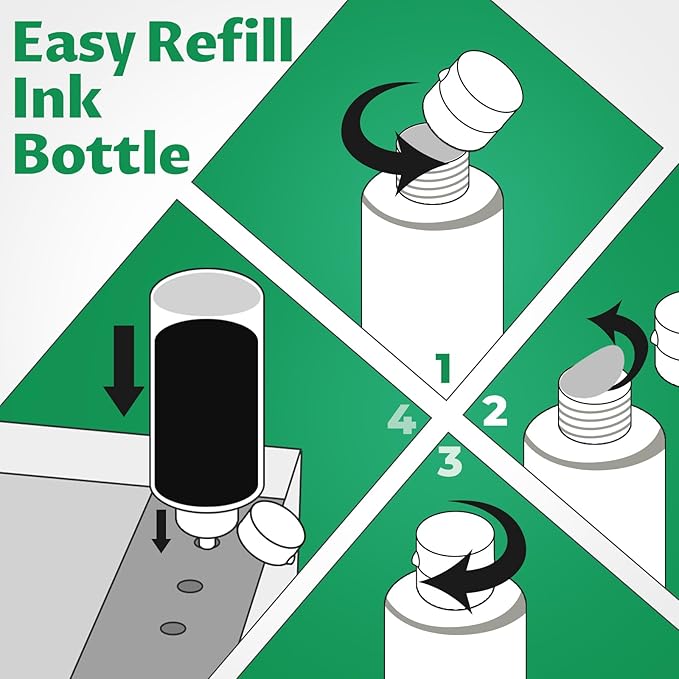 32XL Black Ink Bottles for Smart Tank 5101 7602 6001 Ink Refill, Compatible with HP 32XL Black Ink Bottle for Smart Tank 5101 5000 5102 7301 7001 5103 Smart Tank Plus 651 551 570 455 450