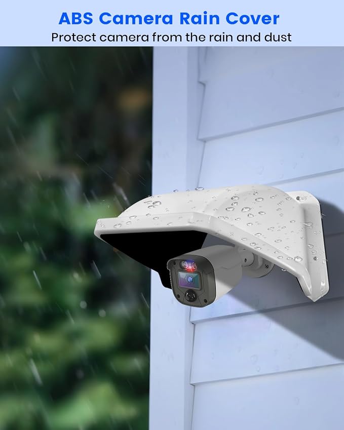 Universal Security Camera Sun Rain Cover Shield, Plastic Protective Proof - Image 3