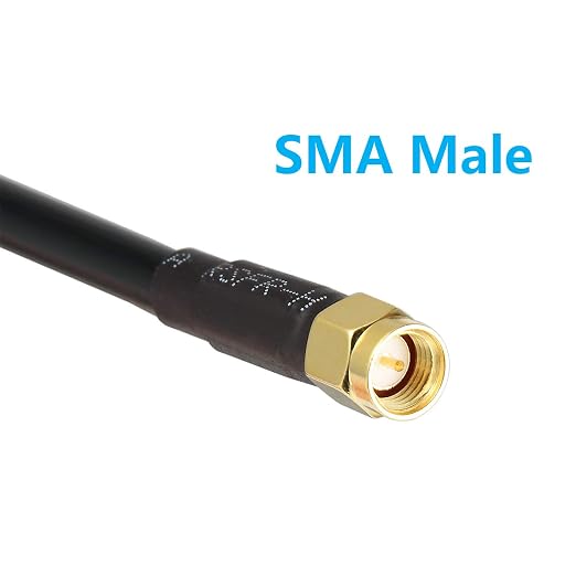 20ft N Male to SMA Male Cable, SMA to N Cable 50 ohm Ultra Low Loss KMR240 - Image 2